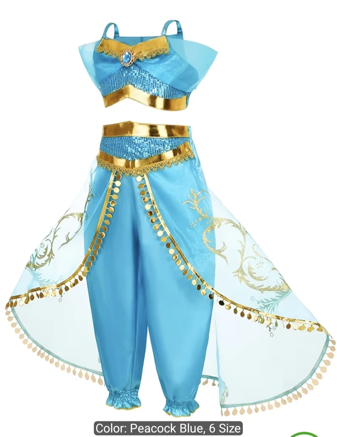 Halloween kids costume, Princess (Jasmine) - photo 3