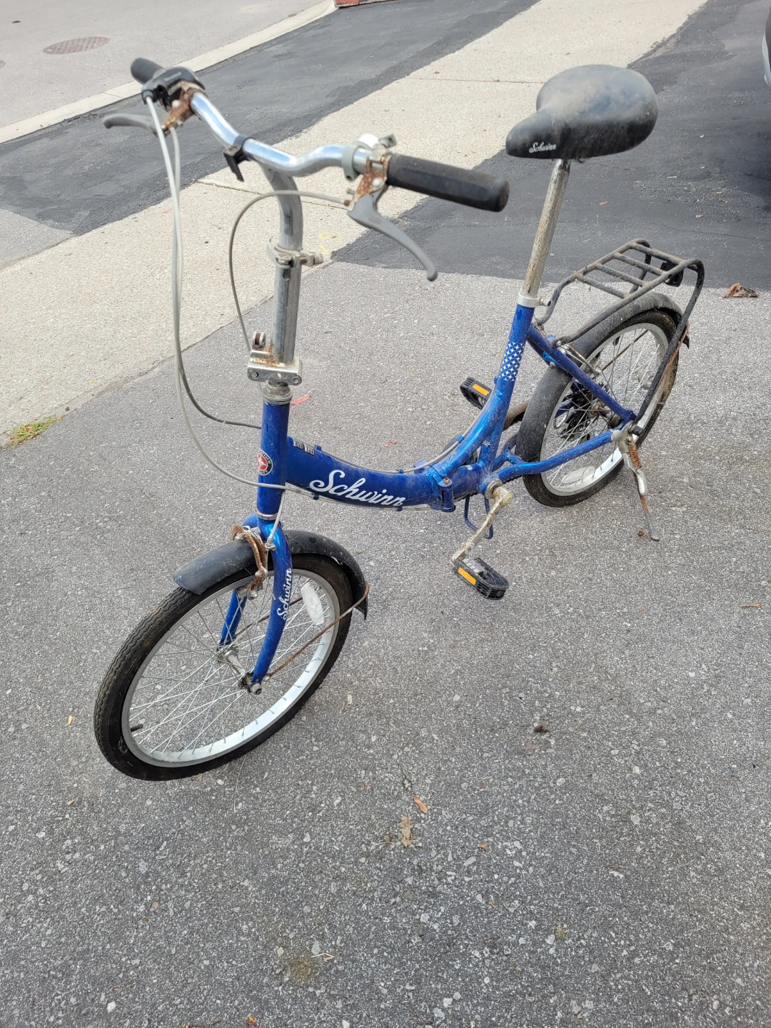 Schwinn Blue Folding Bicycle - photo 4
