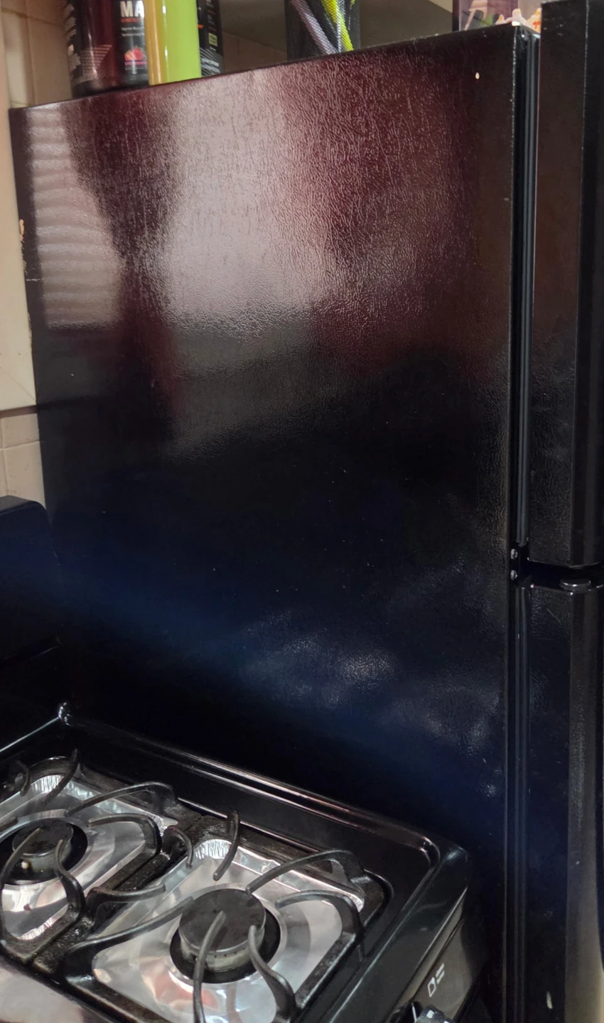 Black Frigidaire Top Freezer Refrigerator - photo 2