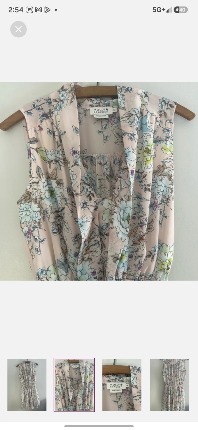 Molly Bracken floral dress size M - photo 2