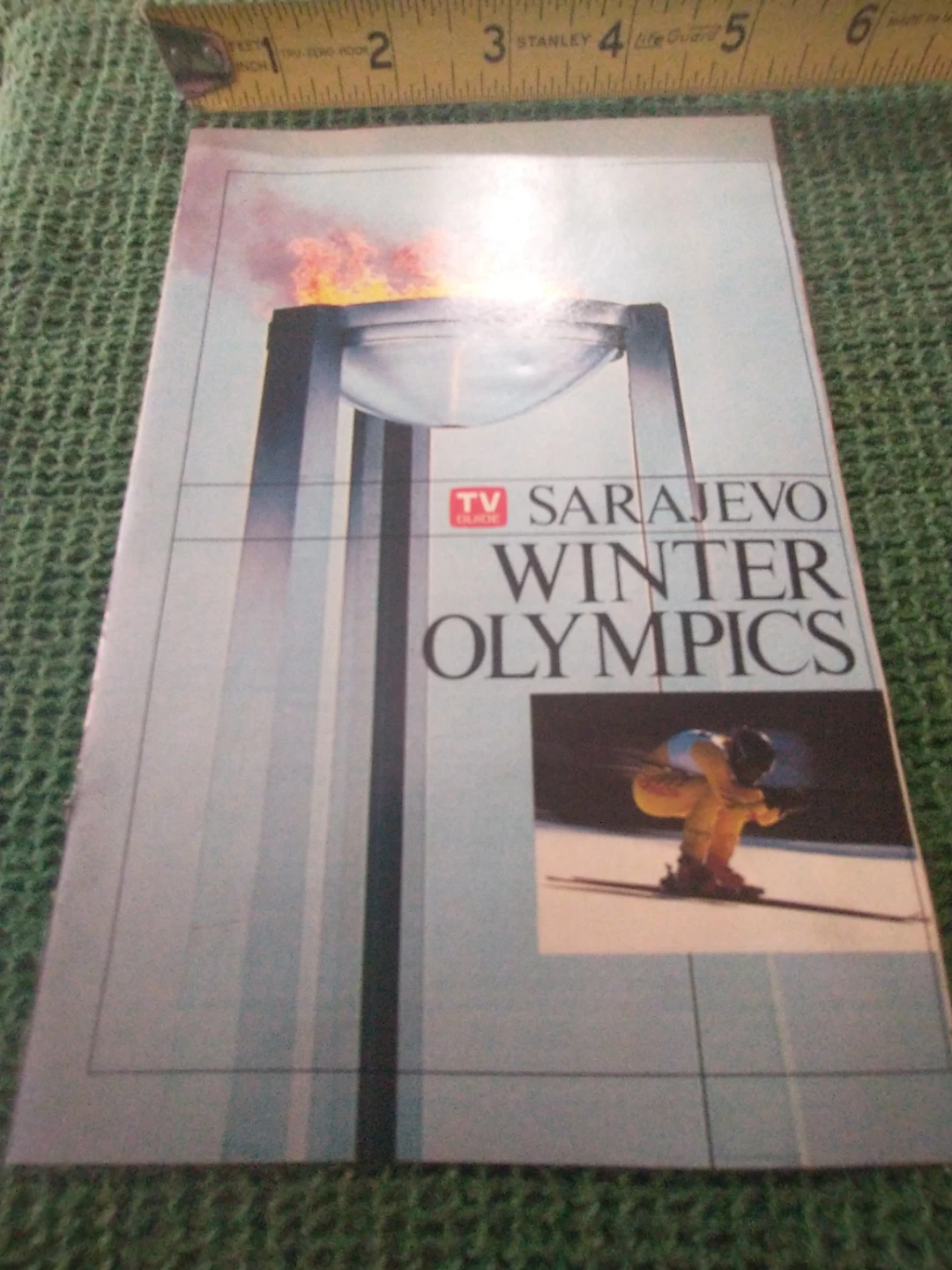 1984 TV Guide Sarajevo Winter Olympics Insert Magazine