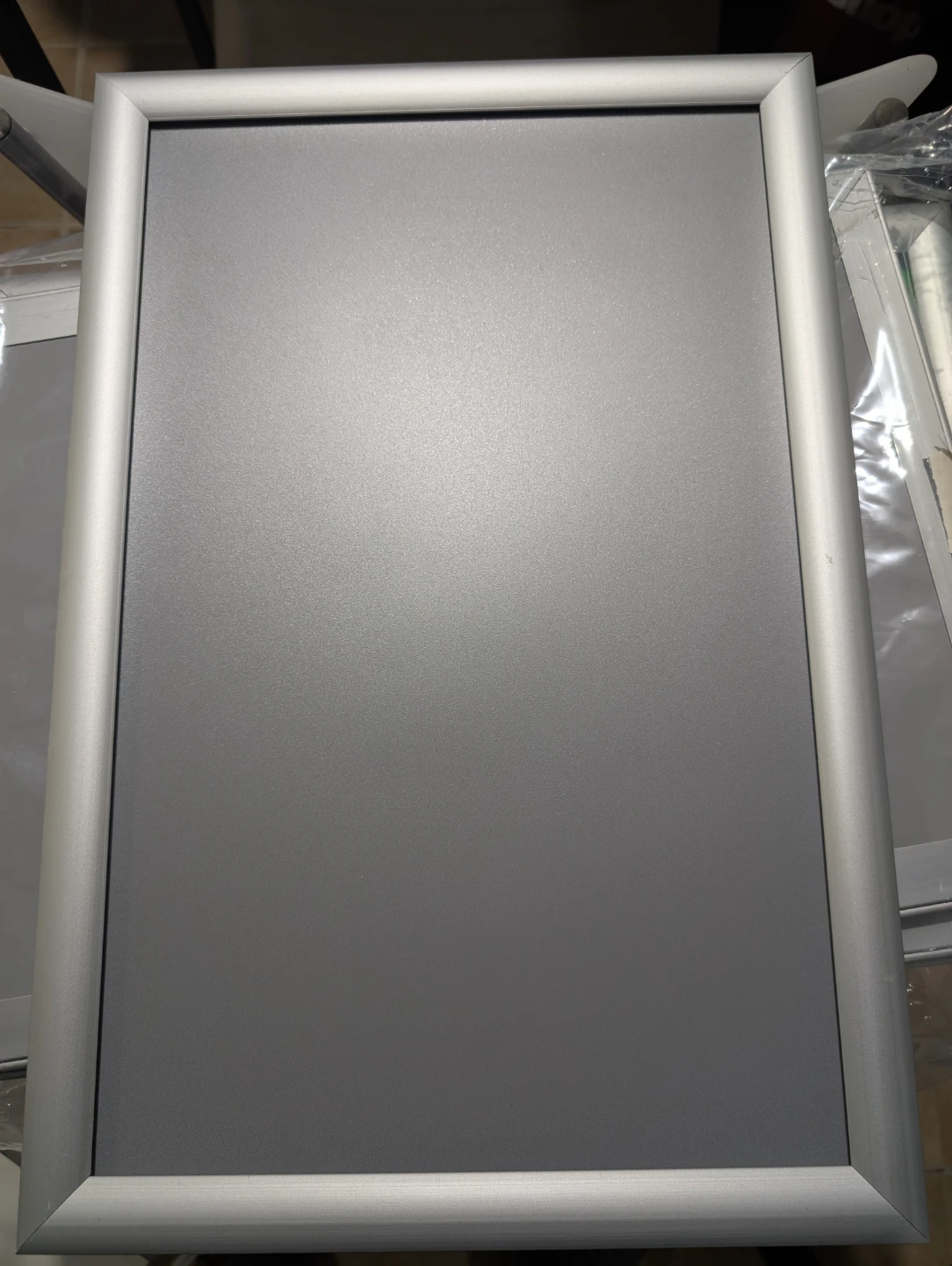Seco Aluminum Snap Poster Frame - 12" x 18" - Silver