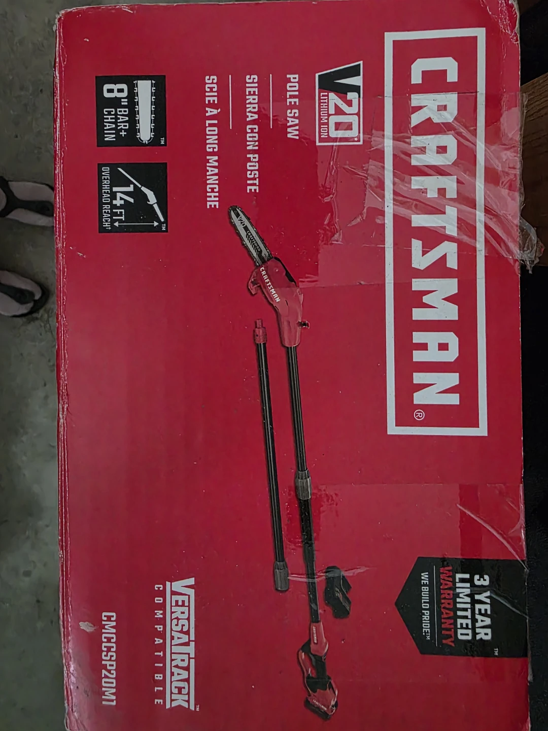 Craftsman 20V Pole Saw and Hedge Trimmer Combo Kit - photo 3