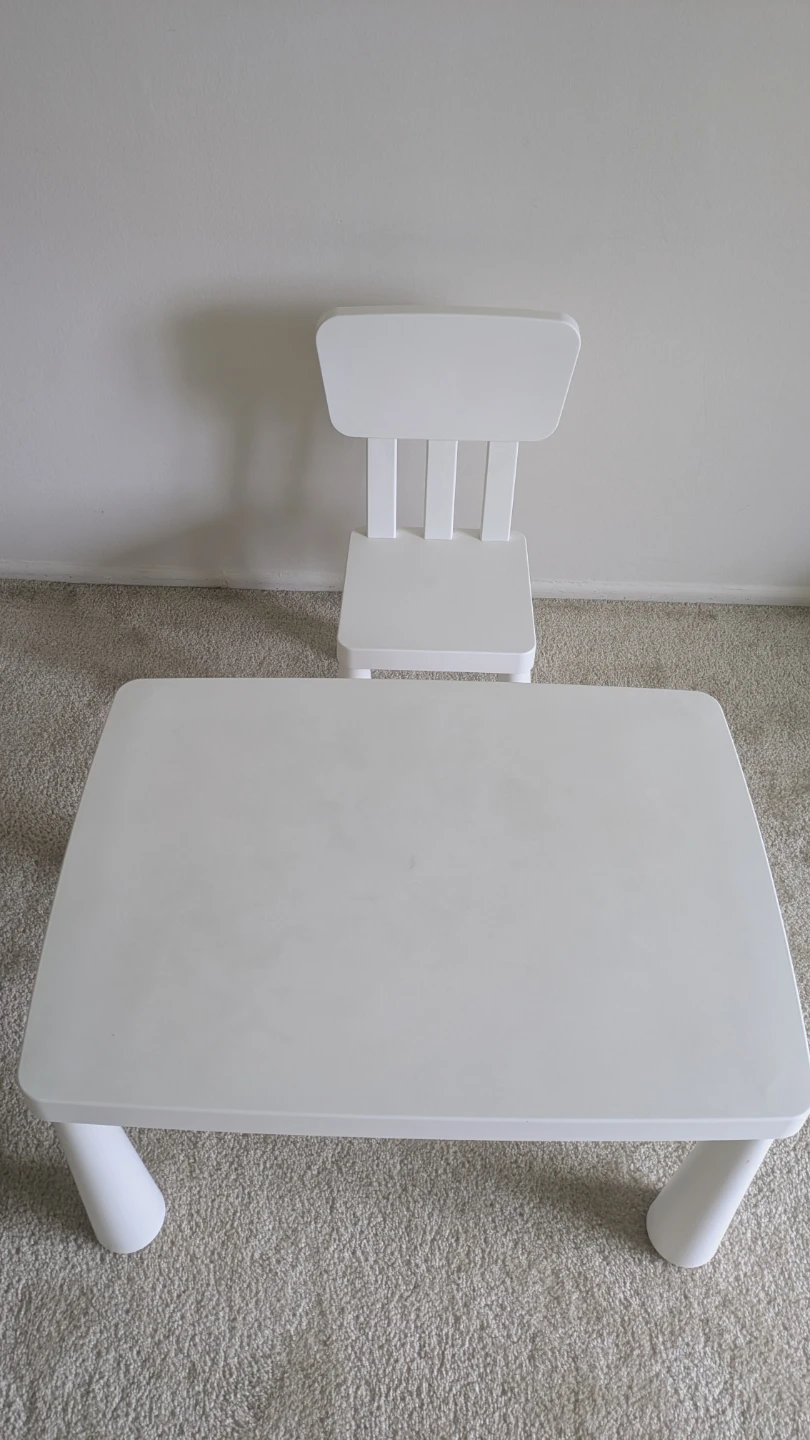 IKEA kids table and chair set