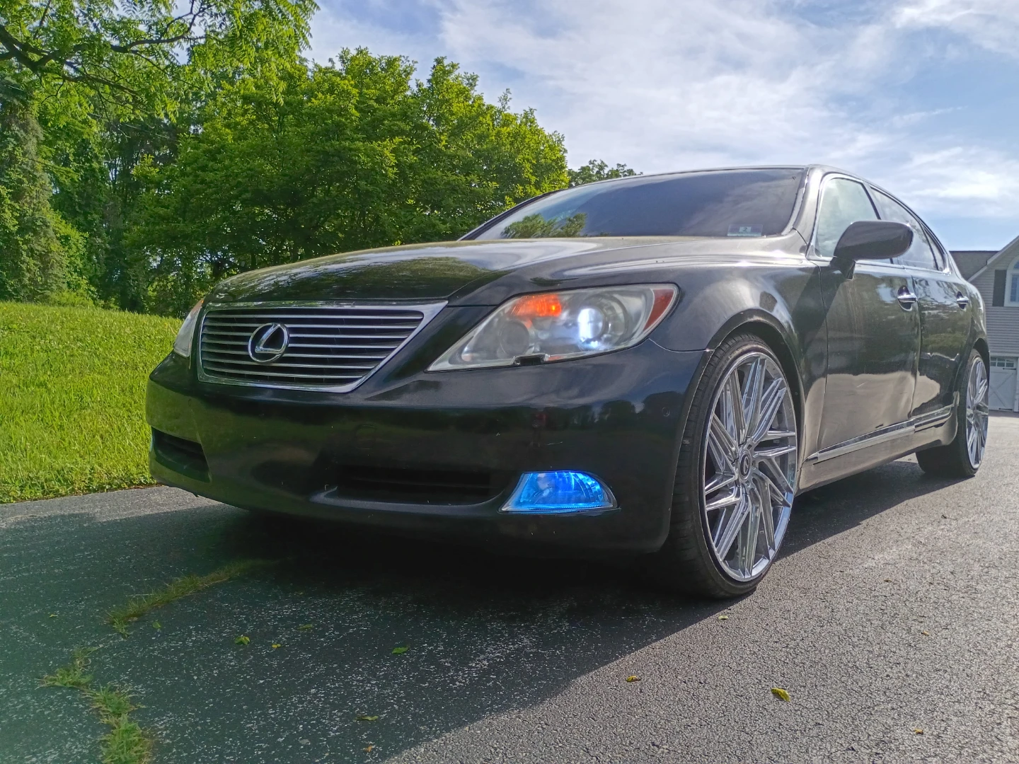 2007 Black Lexus LS 460 L  Luxury Sedan