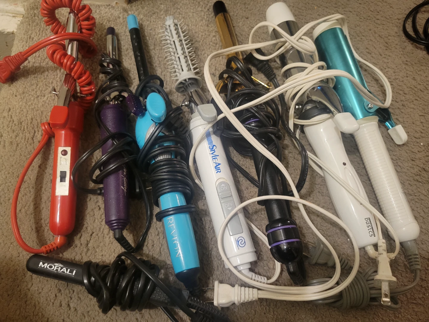 Assorted Curling Irons and Styling Tools - photo 2