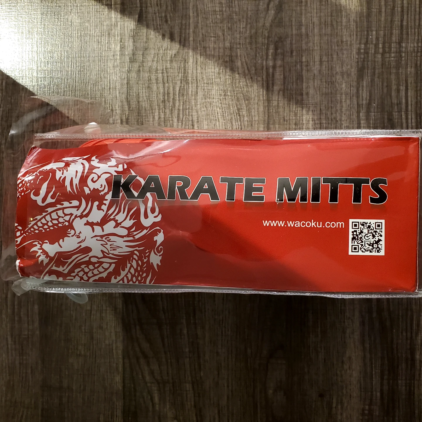 Wacoku Karate Mitts - Red- Size Medium - photo 2