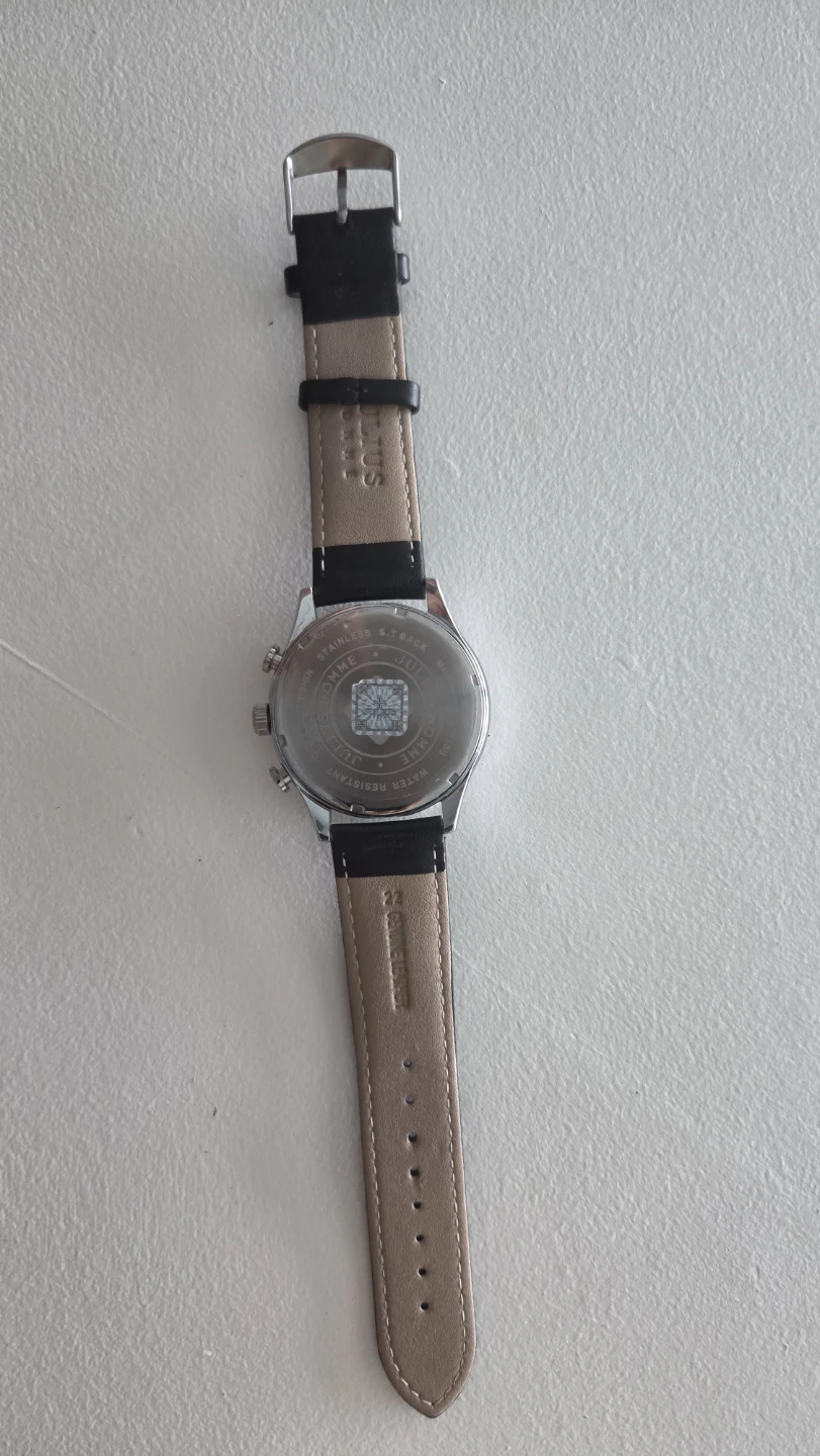 Julius Homme Men's Watch - Black Leather Strap - photo 2