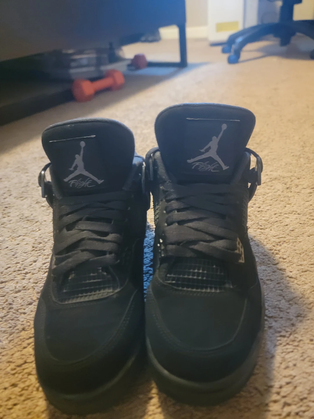 Air Jordan 4 'Black Cat' Sneakers rep - photo 3