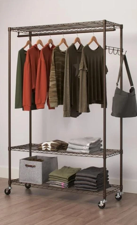 Trinity Wire Shelving Garment Rack