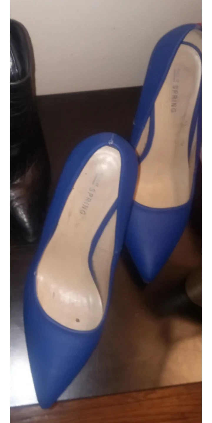 ALDO Spring Blue Pointed Toe Heels