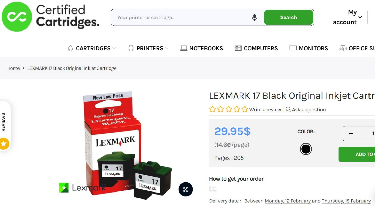 LEXMARK Ink – Brand New, Sealed!! - photo 3