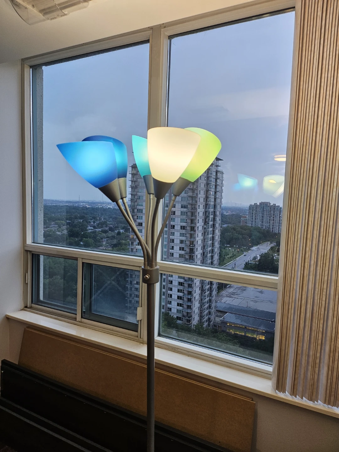 Multi-color Floor Lamp with 5 Shades - photo 3