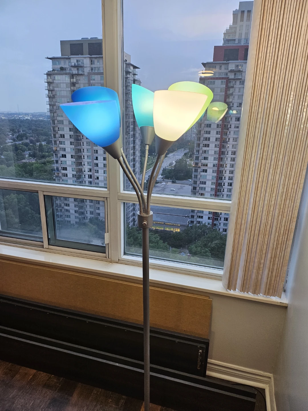 Multi-color Floor Lamp with 5 Shades - photo 5