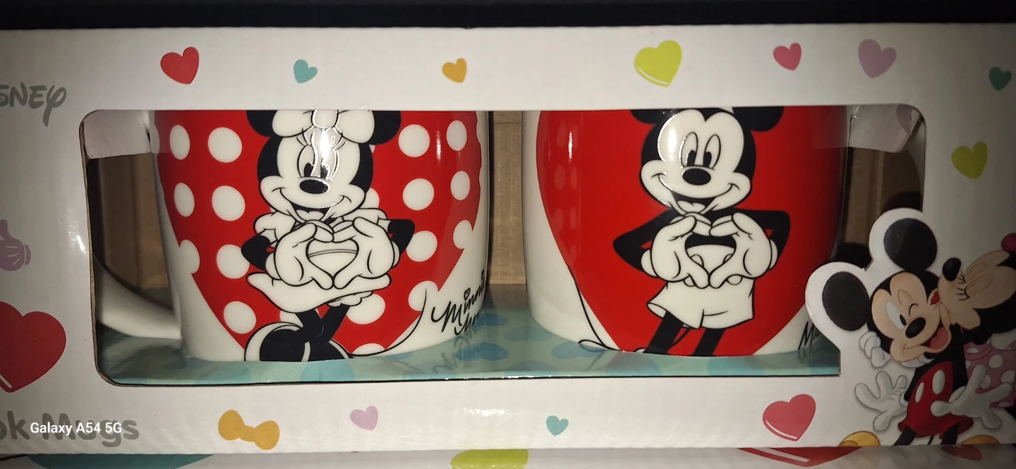 Disney Mickey & Minnie Twin Mugs Set of 2 - photo 3