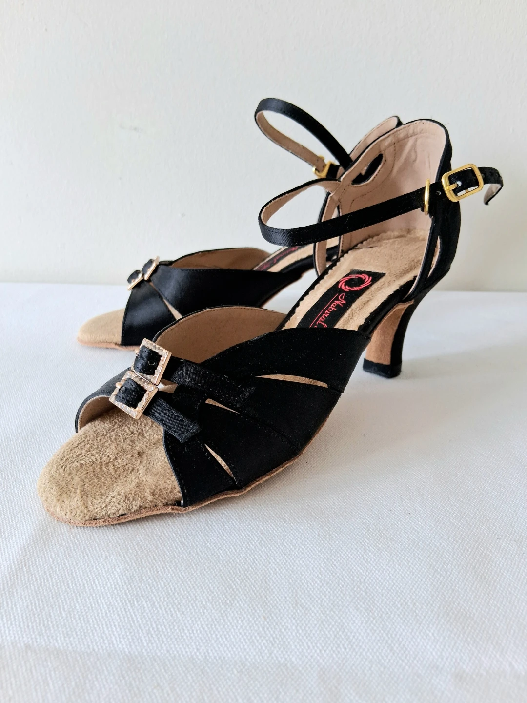 Leather Sole Latin Dance Heels💃 Women Sz 7 - photo 2