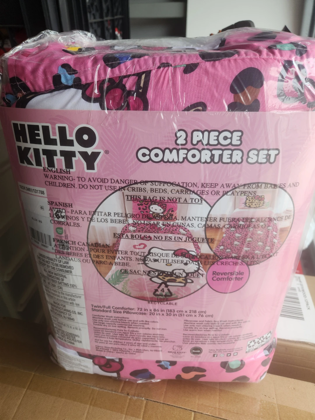Hello Kitty 2 Piece Comforter Set - photo 2