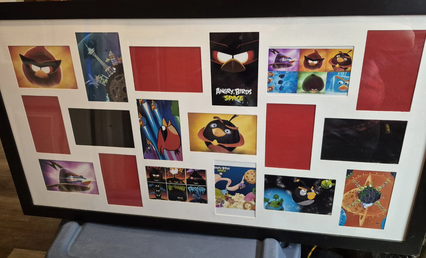 Angry Birds Framed Collage, One of a Kind