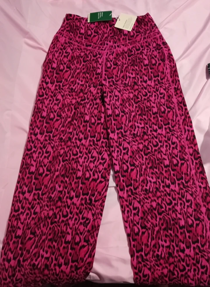 Halara Leopard Print Wide Leg Pants (Set of 2)