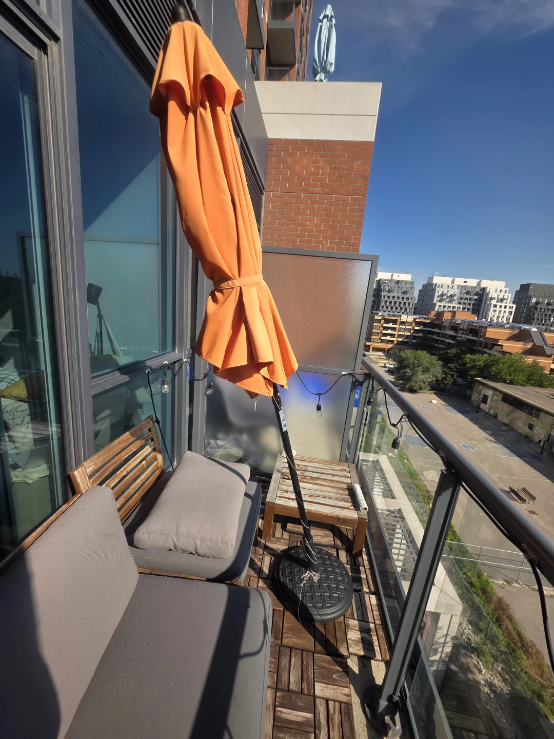 Patio umbrella (orange) - photo 2