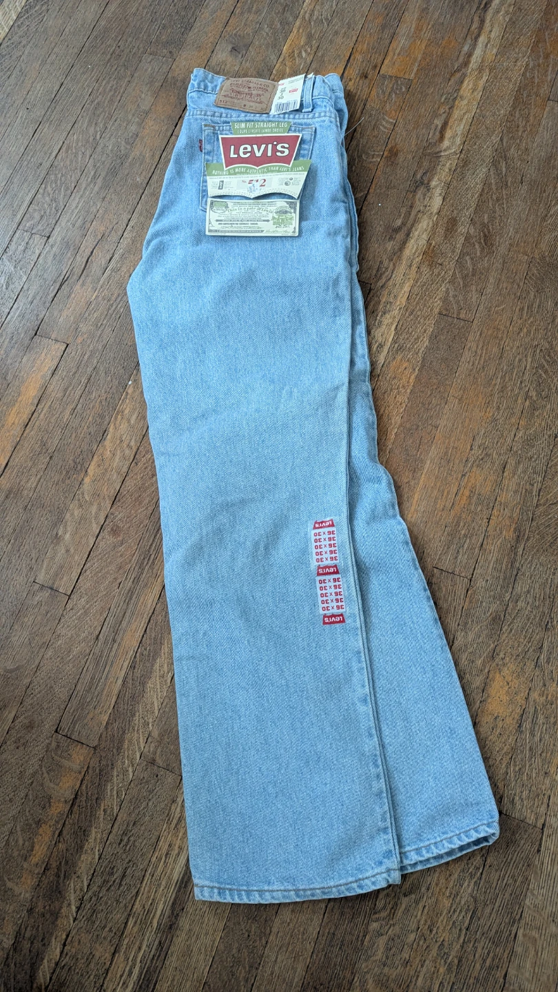 Men's Levi's slim straight leg 512 36 by 30 - photo 2