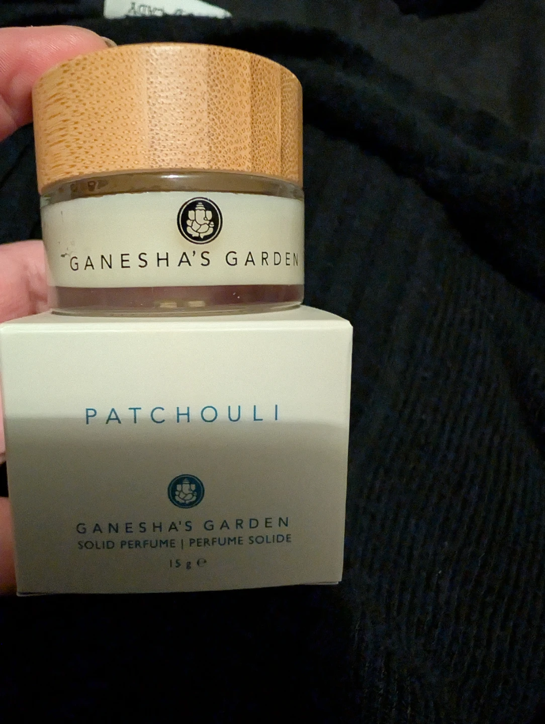 New Patchoulli solid perfume by Ganesha's garden