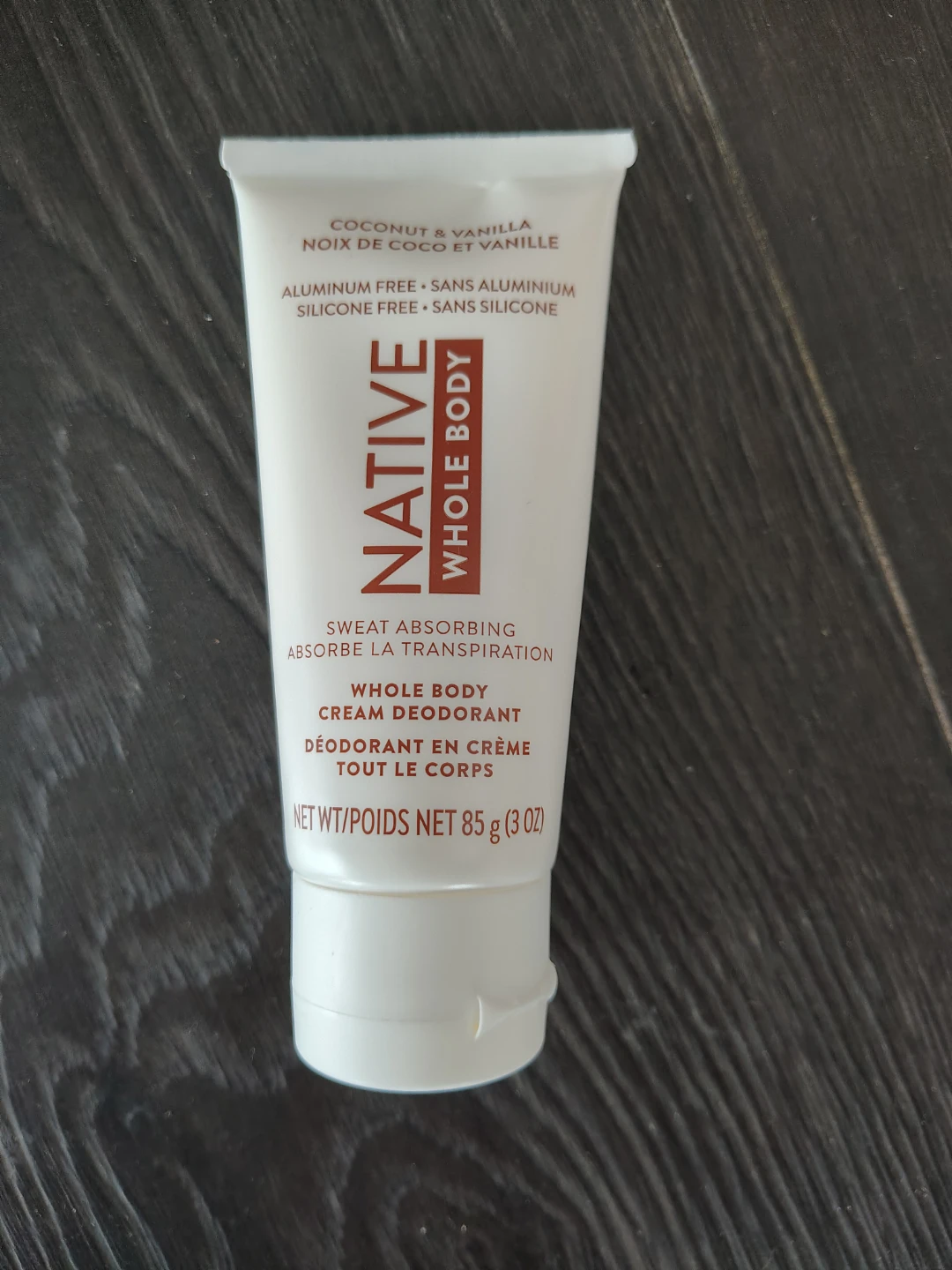 New! Native Whole Body Cream Deodorant - Coconut & Vanilla - 85g - photo 2