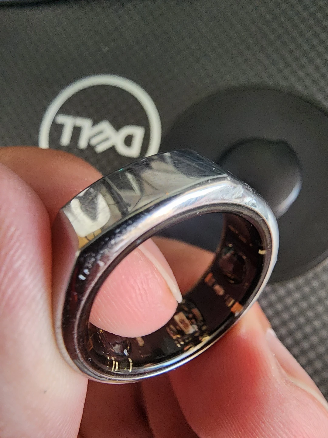 Oura Ring Gen 3 Heritage Size 9 Titanium Silver - photo 2