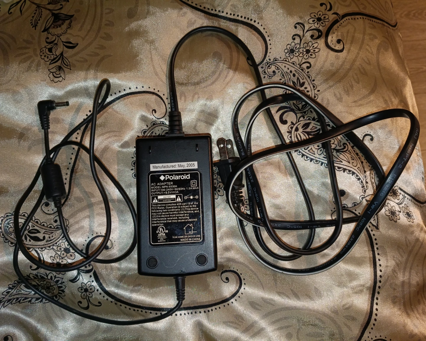 Polaroid MPA-6930A AC Adapter