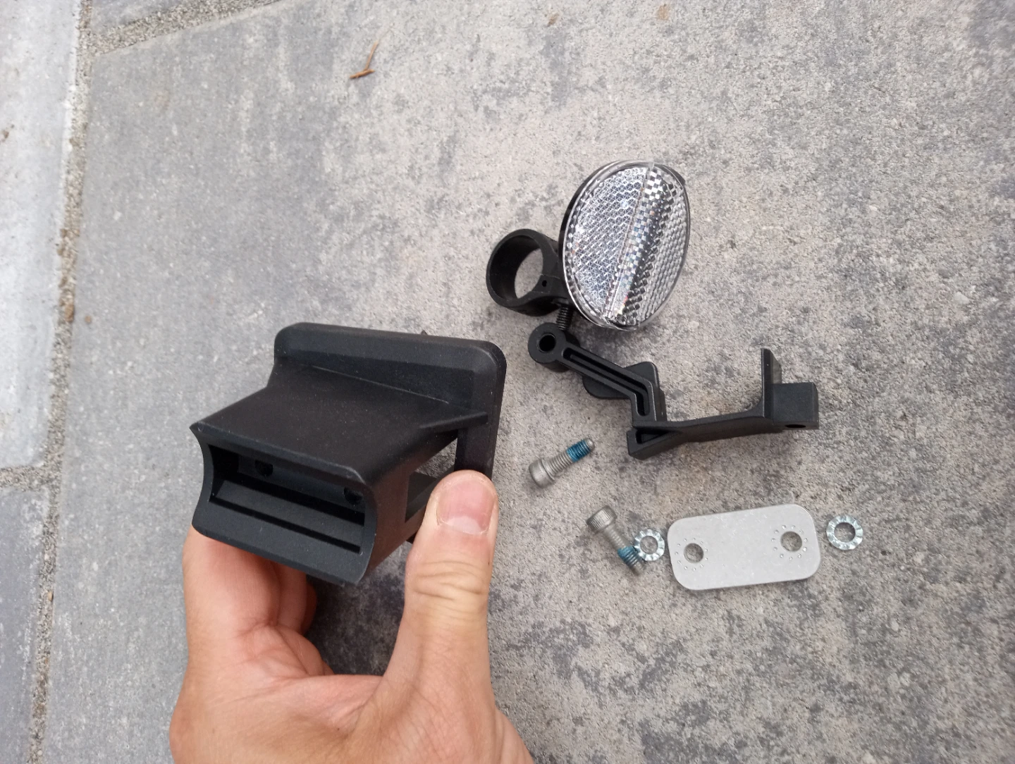 Brompton Front Carrier Block Reflector Mount - photo 2