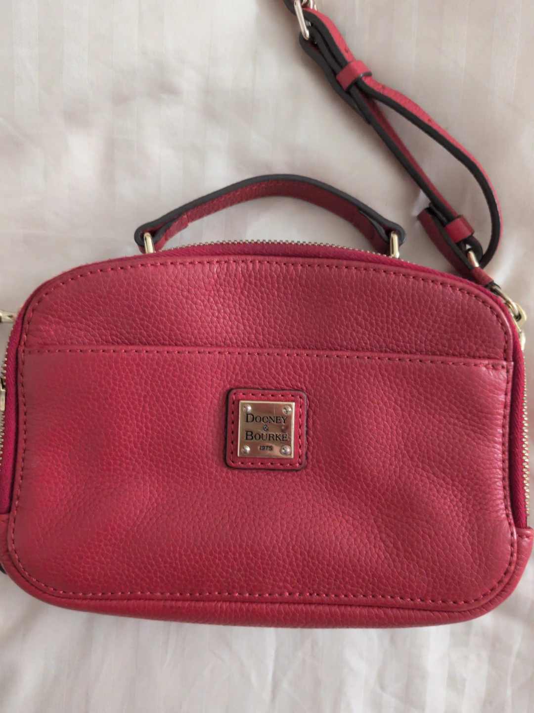 Dooney & Bourke Crossbody Bag - Red Leather