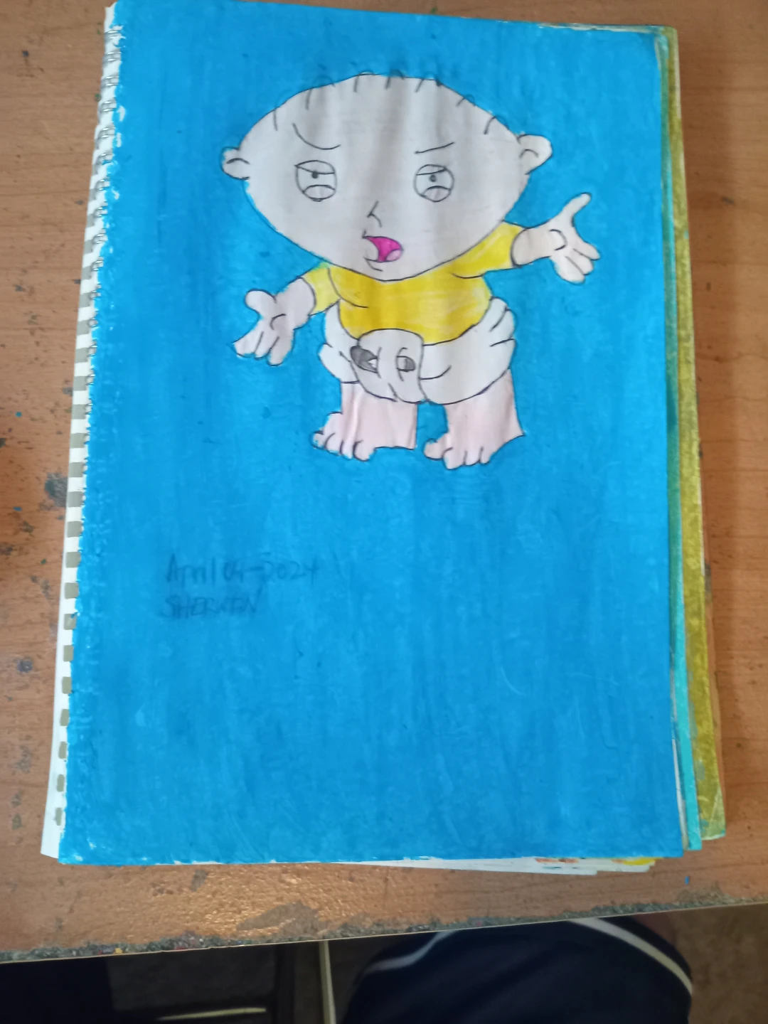 Steward Griffin Family GUY DRAWING by Custom Artist Sherwin