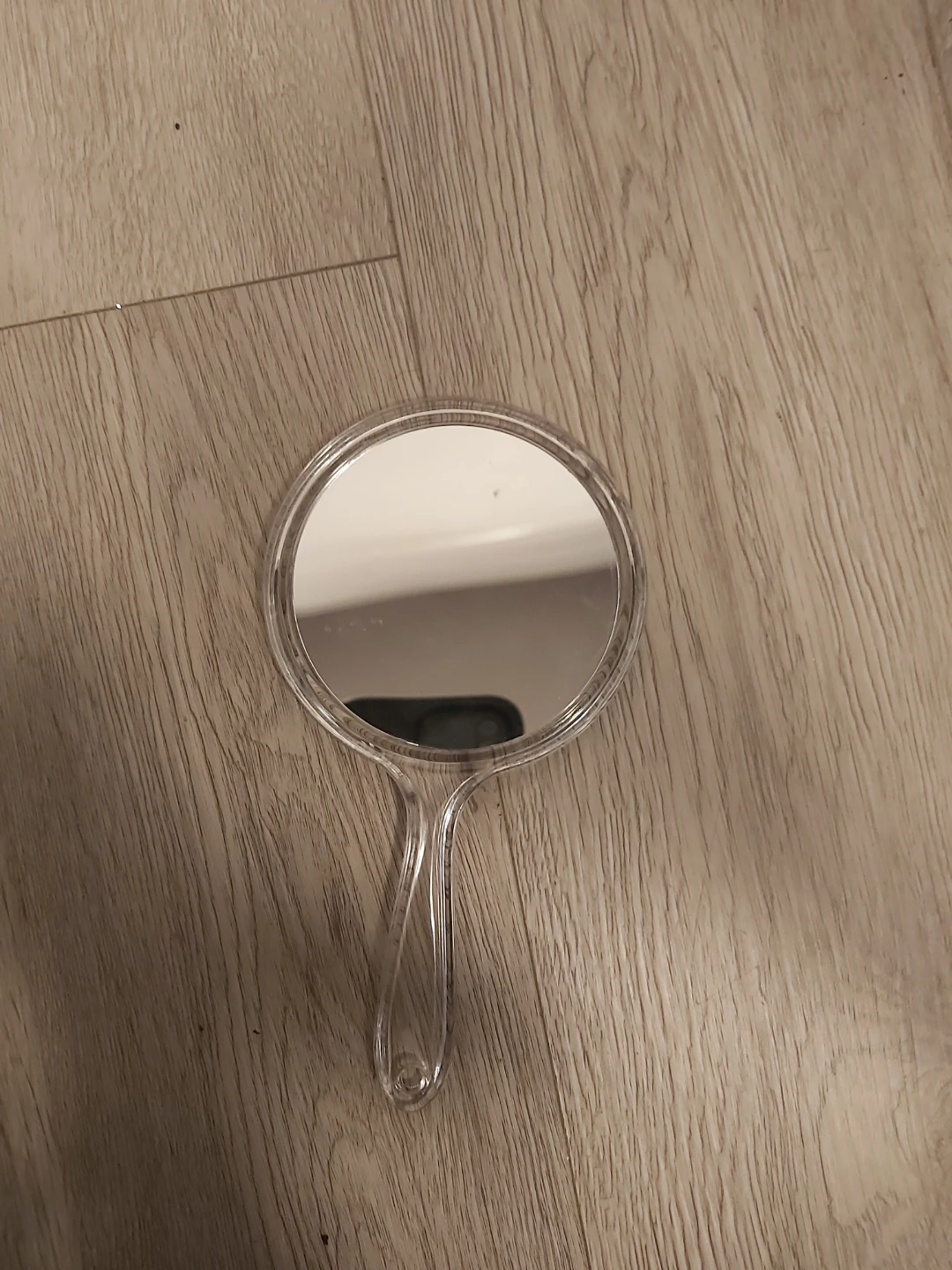 Clear 2 sided Handheld Mirror