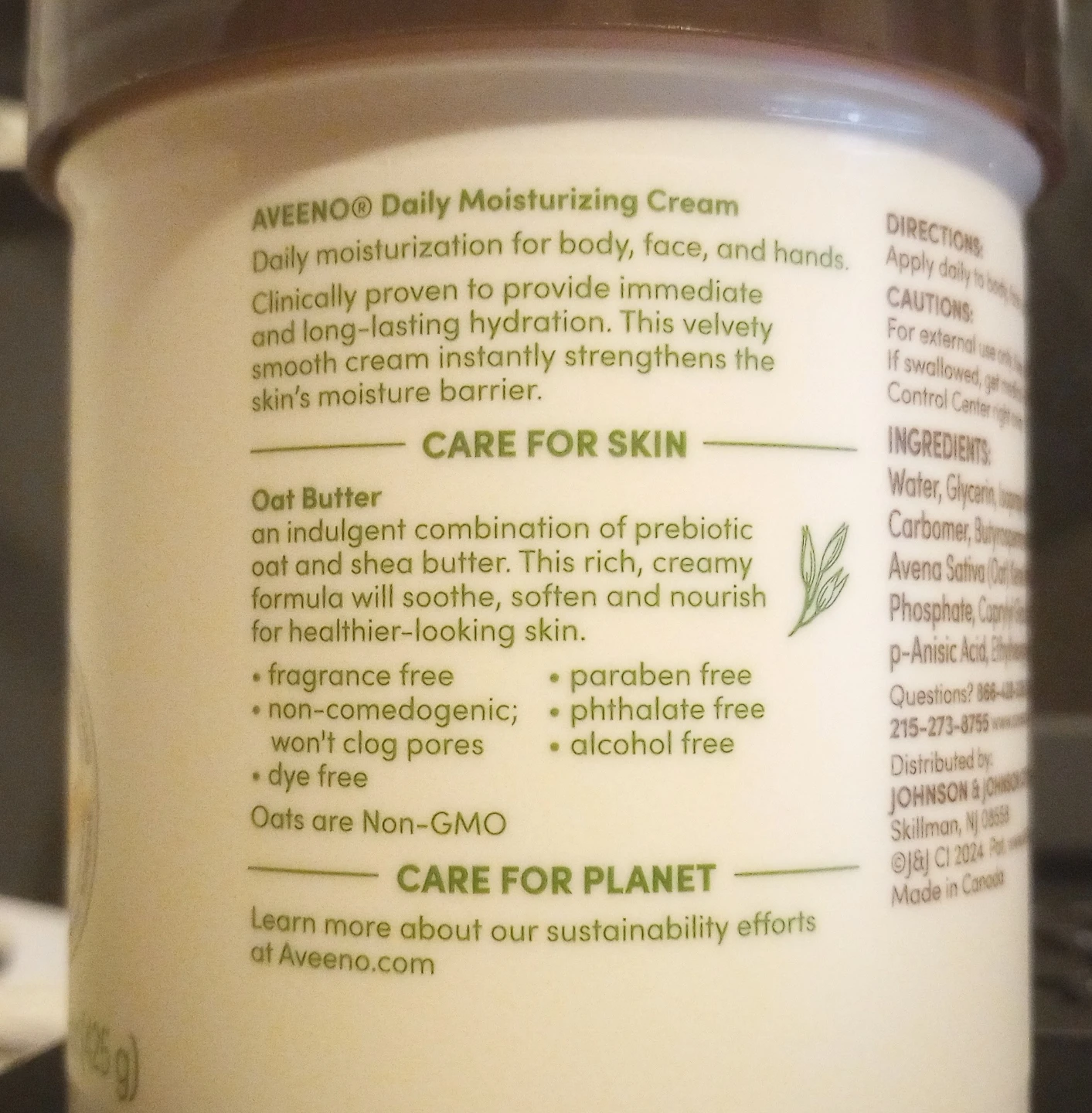 Aveeno Daily Moisturizing Cream - photo 2