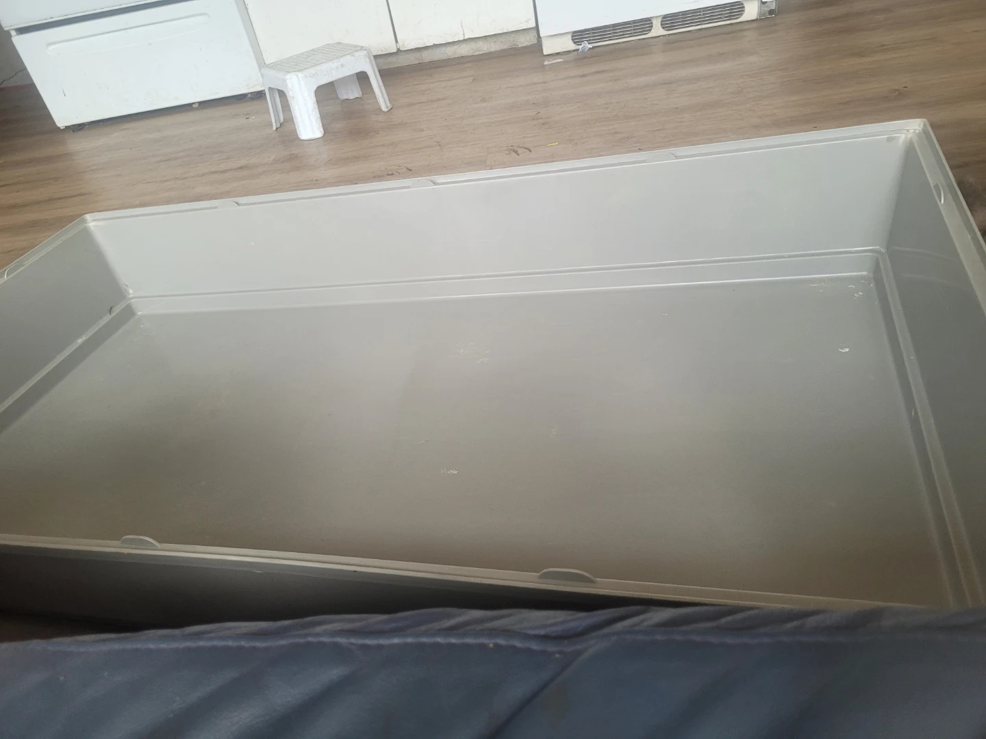 Grey Plastic Litter Box Pan - photo 2