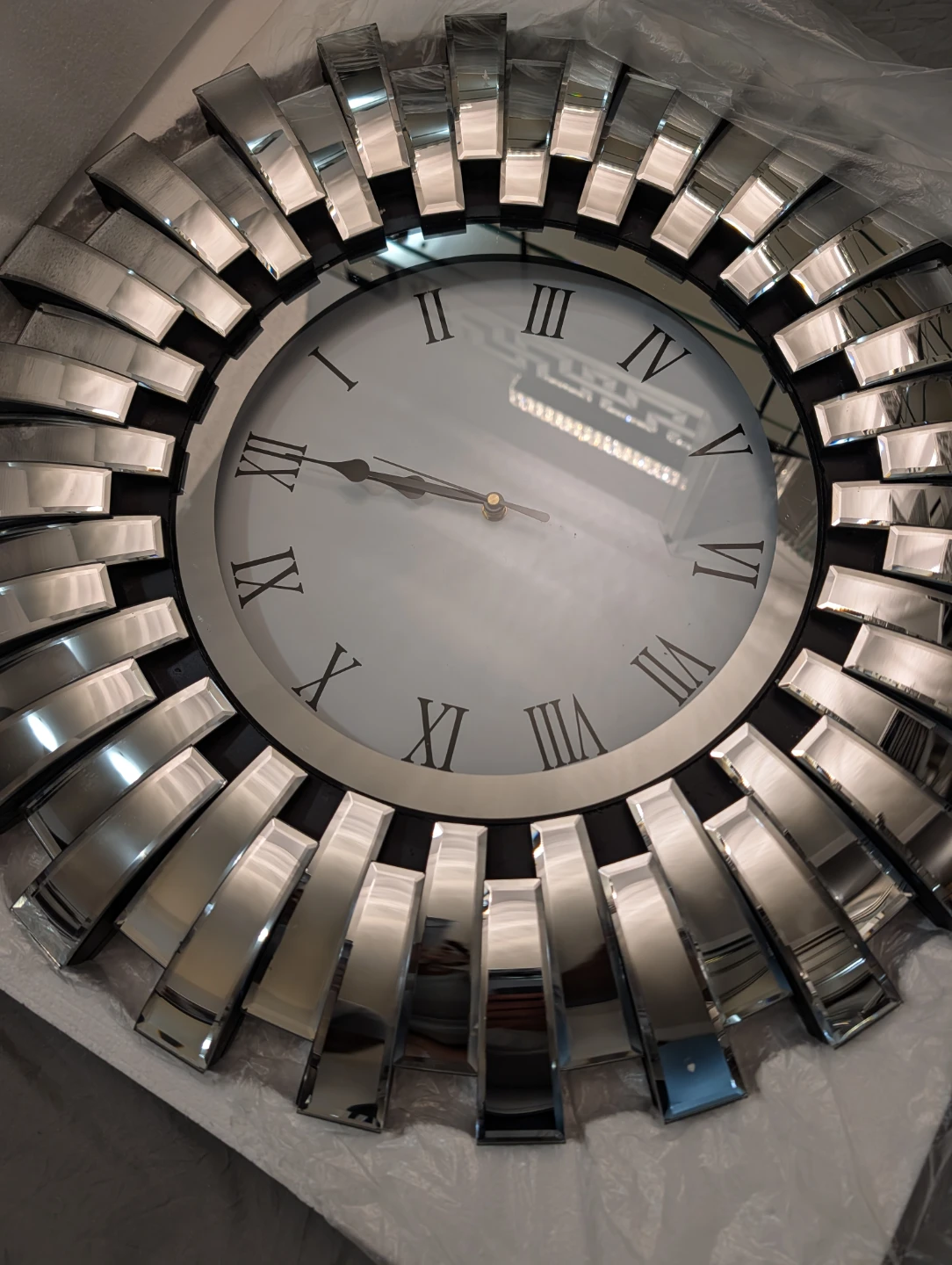 Decorative Sunburst Wall Clock - photo 4