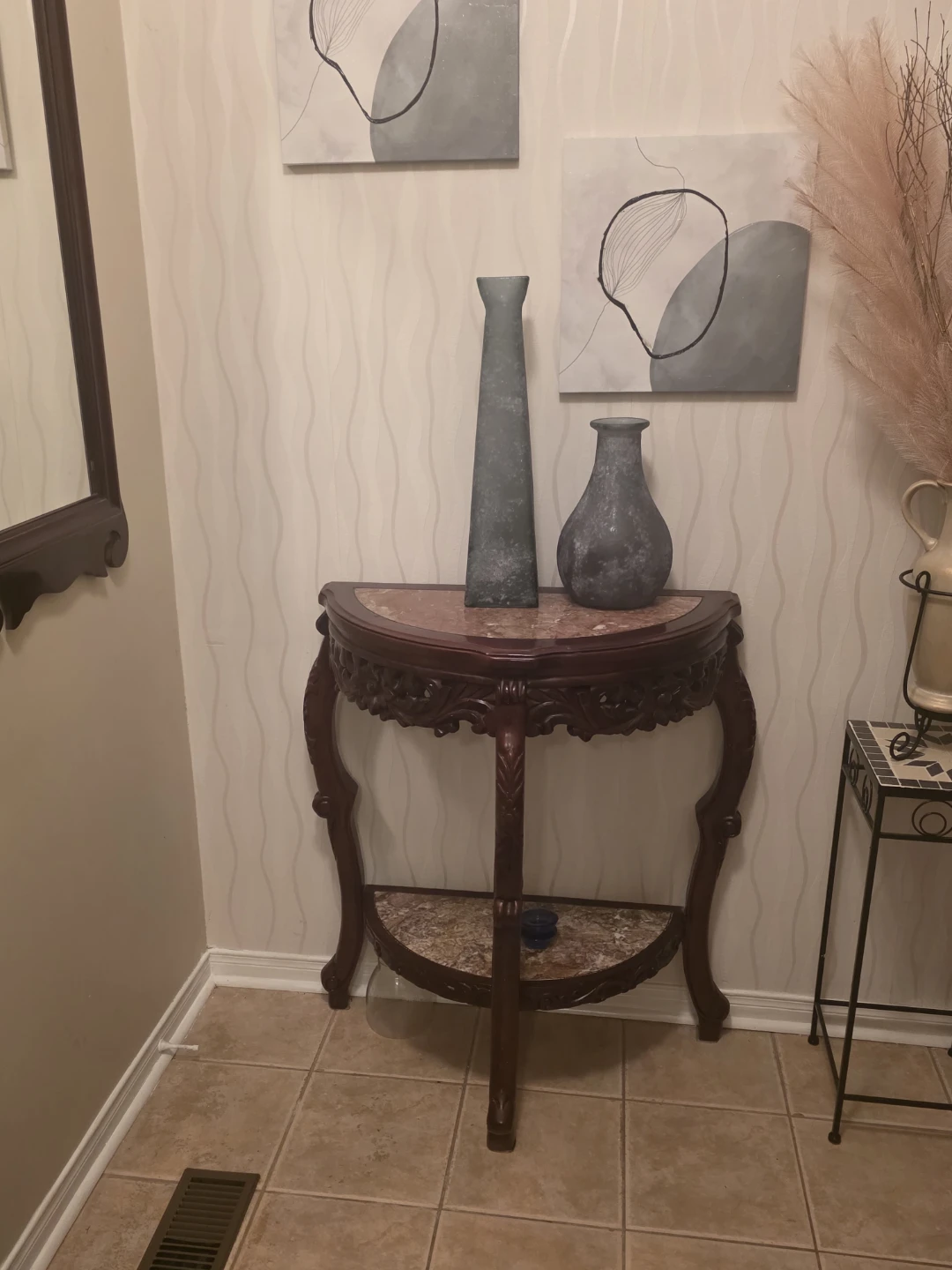 Tall and Short Decorative Vases