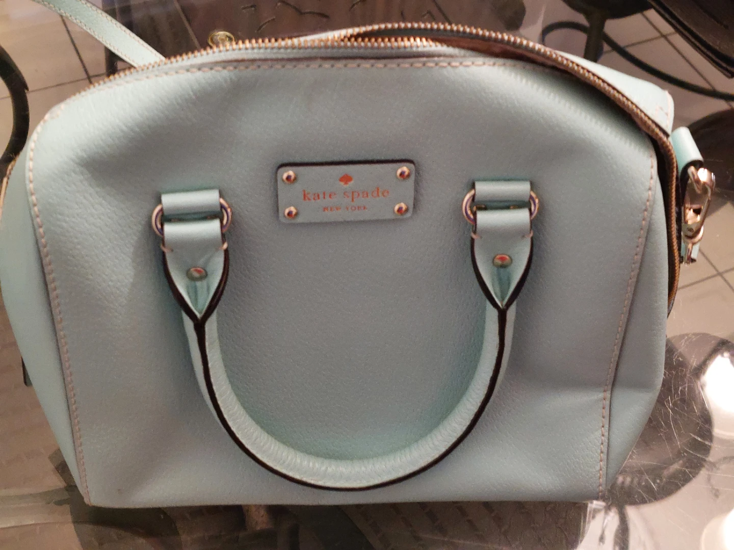 Kate Spade Light Blue Handbag
