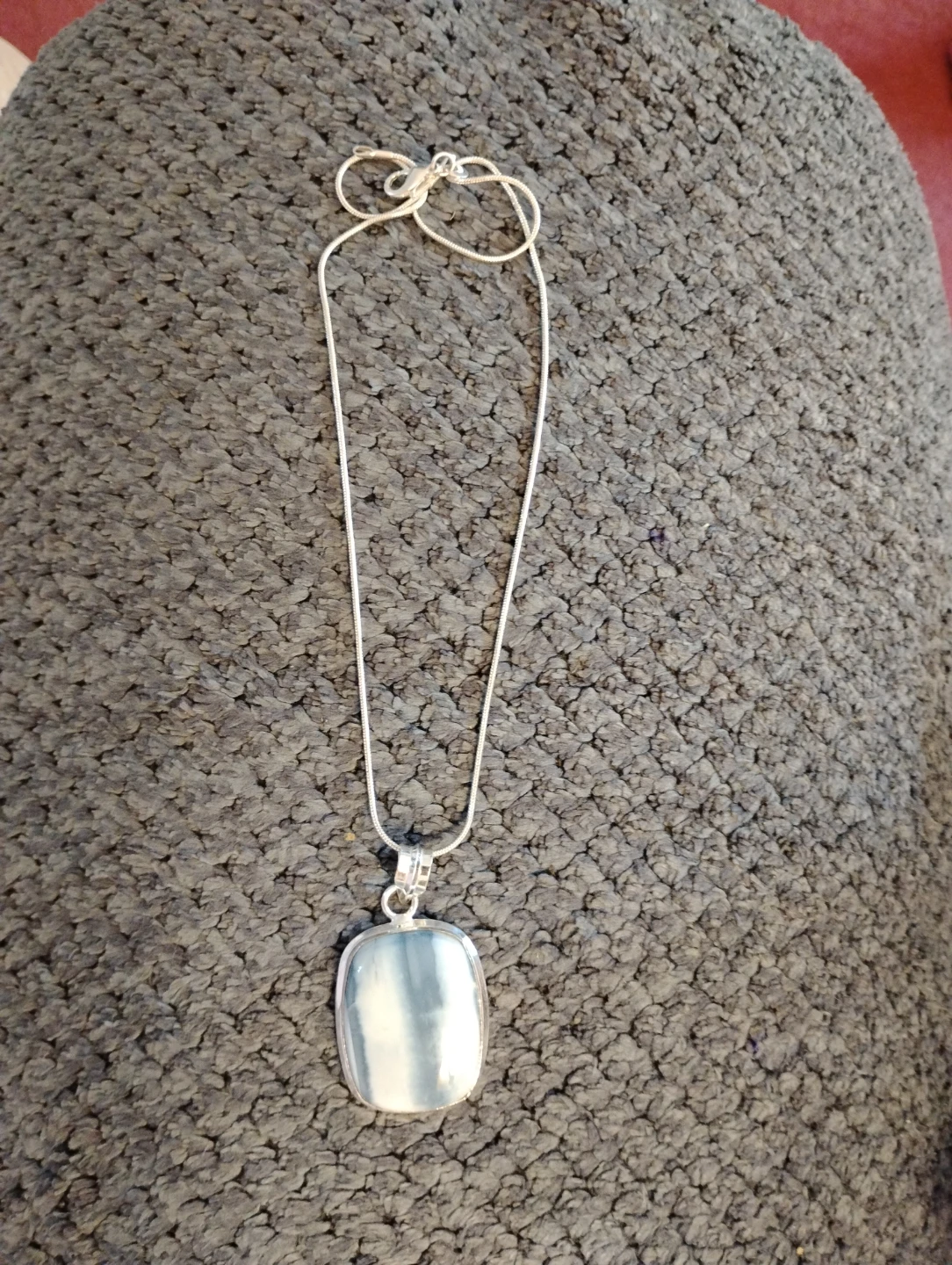 Sterling Silver Banded Agate  Necklace - photo 2
