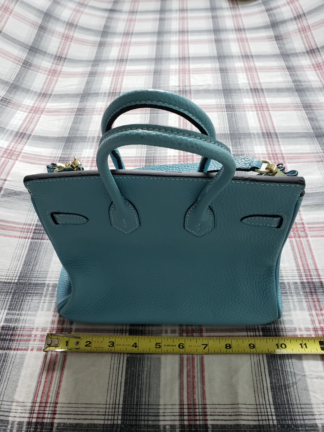 Houseofhello Teal Leather Handbag - photo 2