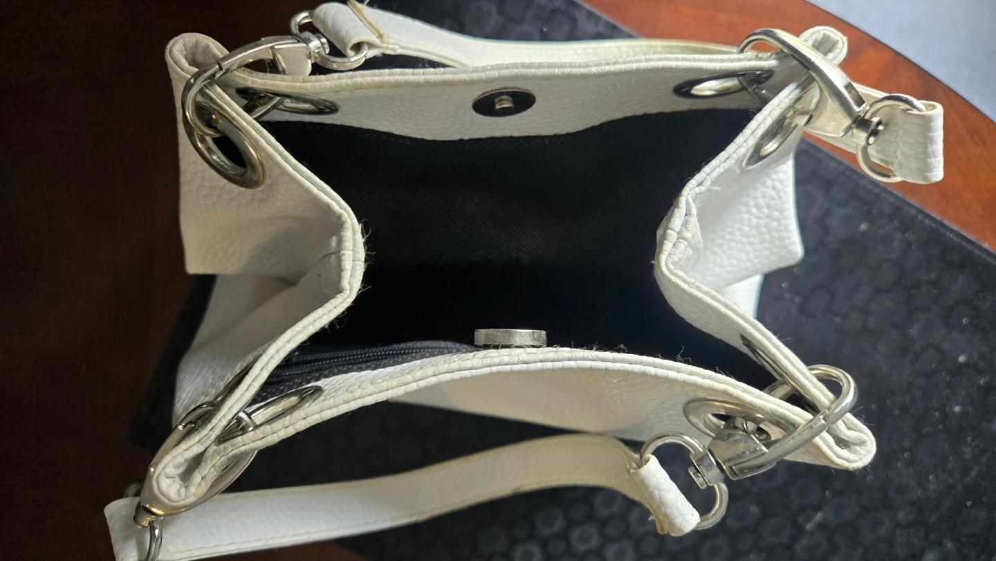 Prada White Leather Mini Shoulder Bag - photo 2
