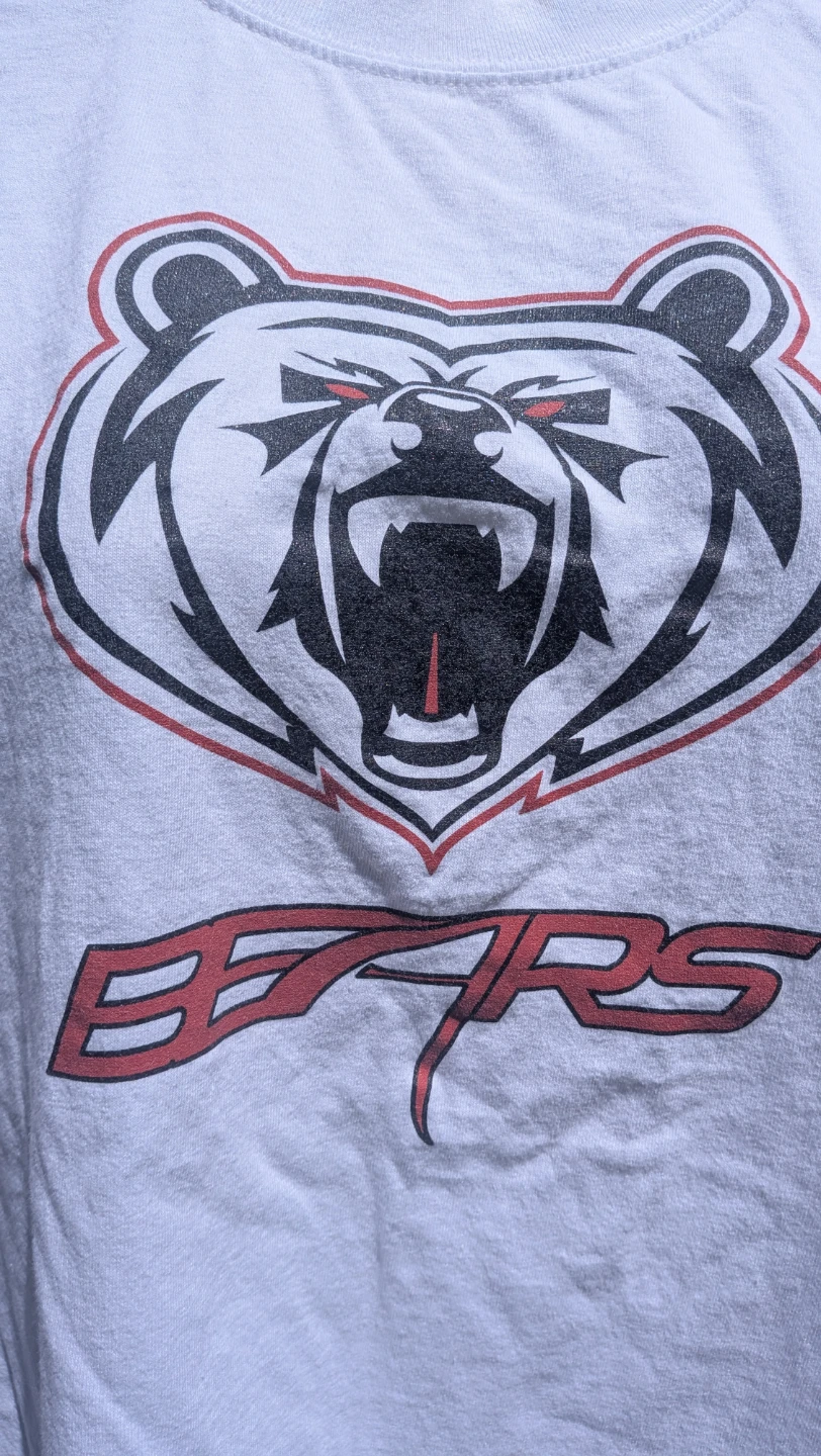Men's White "Bears" Graphic T-Shirt sz Large - photo 2
