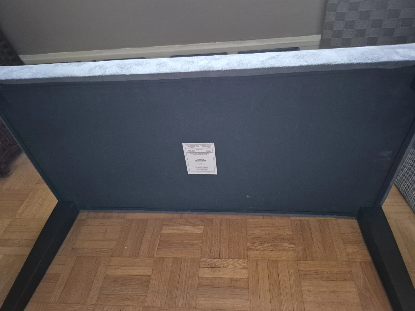 Grey Upholstered Bench - photo 4