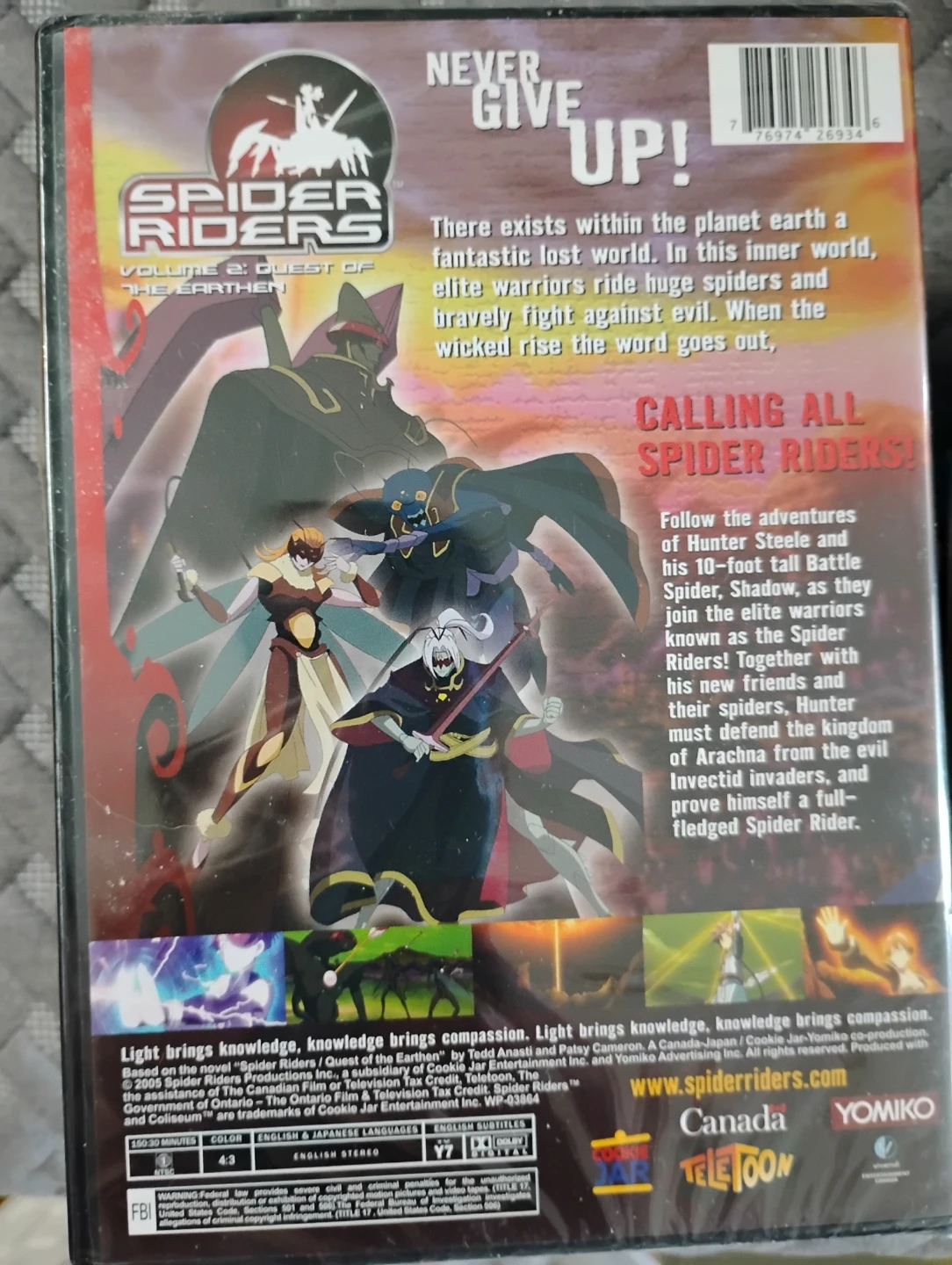 4 New Spider Riders DVD Vol 2,3,4,& 5 Japanese Anime - photo 3