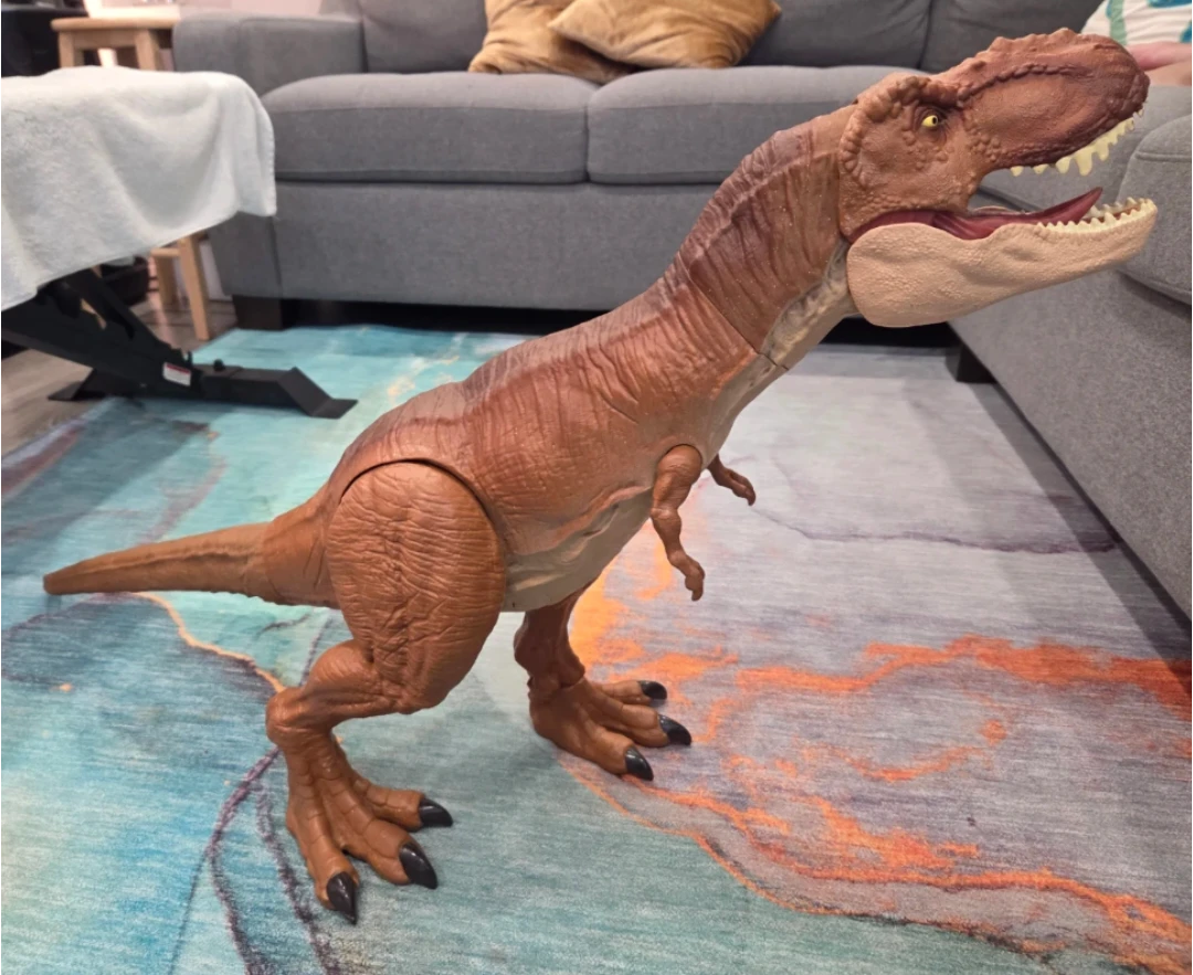 Brown Tyrannosaurus Rex Dinosaur Toy - photo 2
