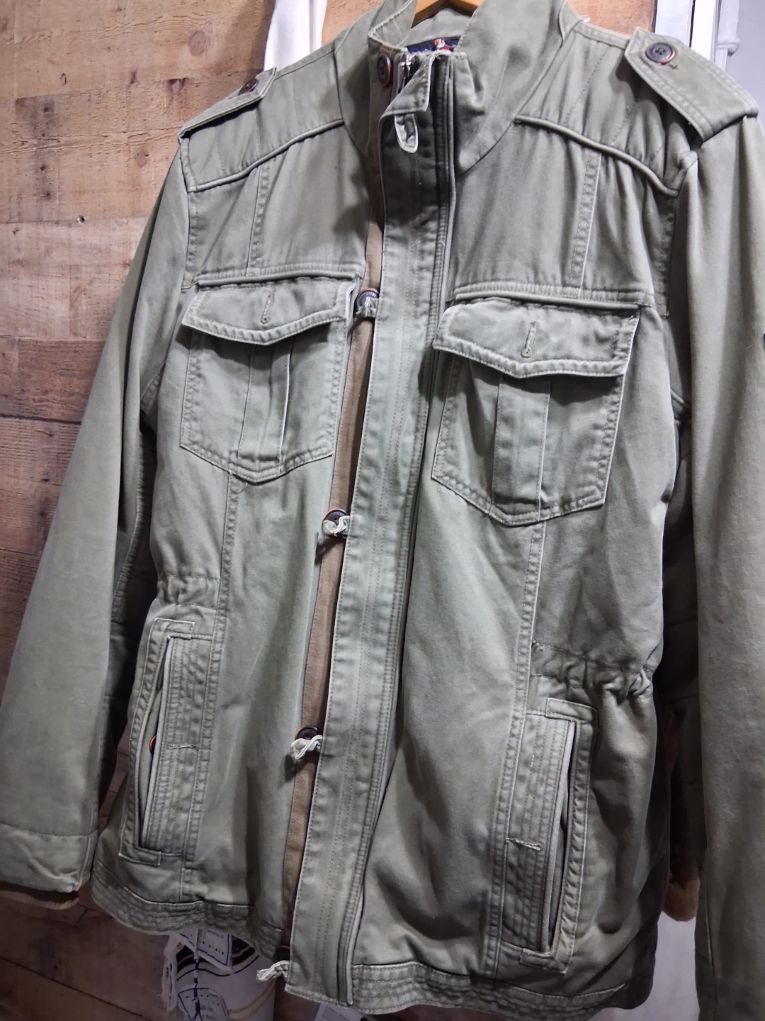 Tommy Hilfiger Utility Jacket - Olive Green