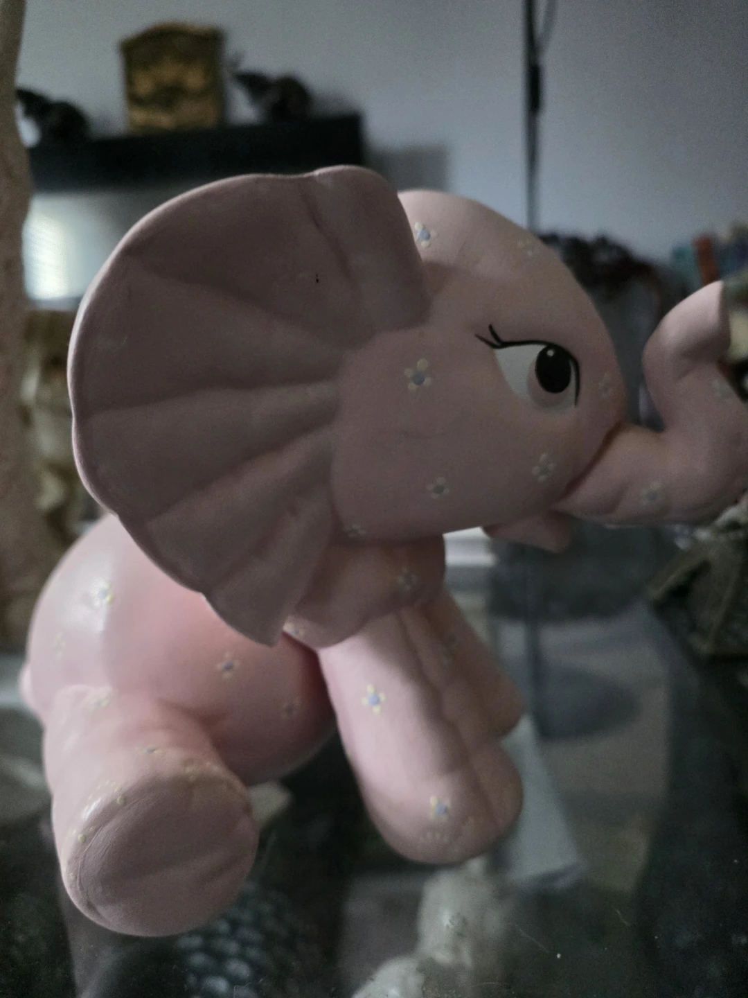 Pink Elephant Figurine - photo 2