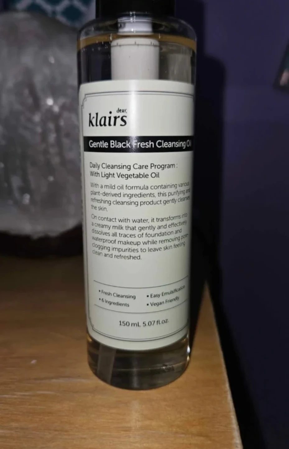 Dear, Klairs - Gentle Black Fresh Cleansing Oil 150ml - photo 5