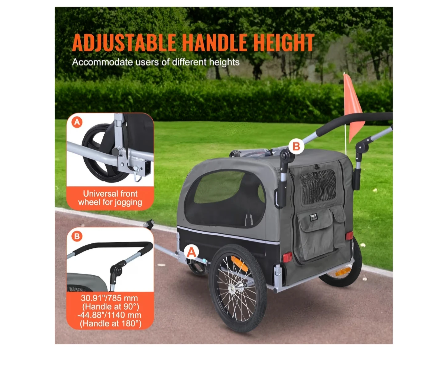 New Vevor Pet Stroller -Trailer - photo 3