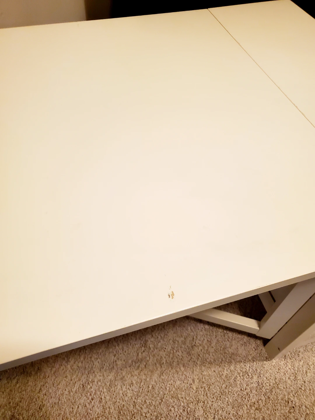 IKEA White Drop-Leaf table with Drawers - photo 5